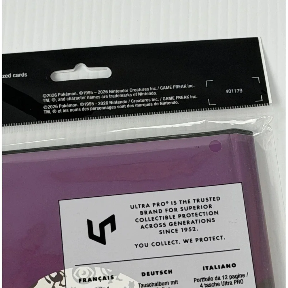Ultra PRO Pokemon Mewtwo 4 Pocket Portfolio Binder 80 Cards 15397 New